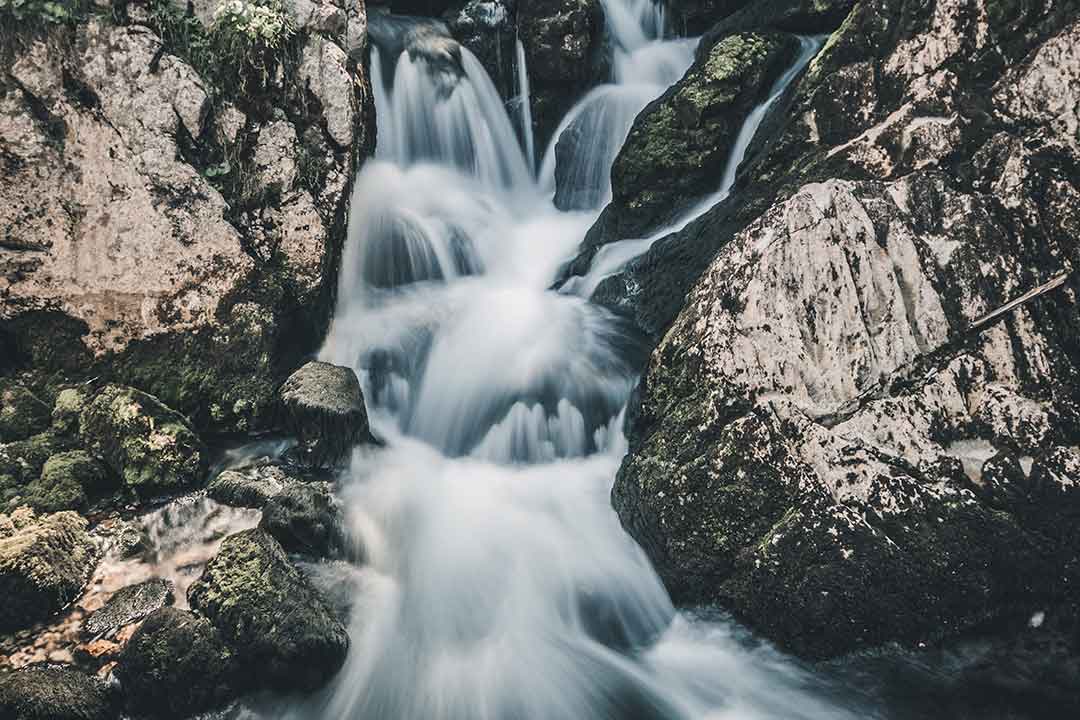 Wasserfall in Bergen