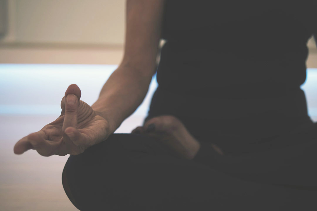 Yoga Schneidersitz